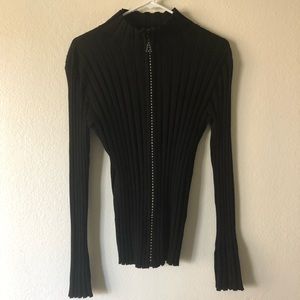 New w/o tag BELLDINI rhinestone zip up